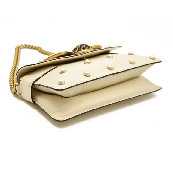 Gucci Nappa Pearl Studded Mini Queen Margaret Broadway - Picture 4 of 14